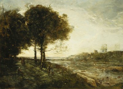 Egy folyó Romagna-ban; Torrent Romagnesben, alkotó: Jean Baptiste Camille Corot