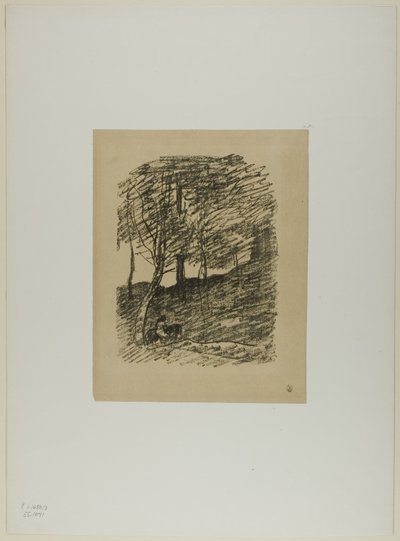A fák alatt alkotó: Jean-Baptiste-Camille Corot