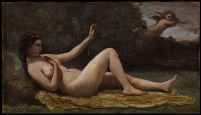 A szerelem felidézése alkotó: Jean Baptiste Camille Corot