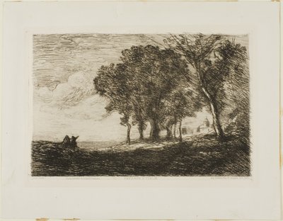 Olasz táj alkotó: Jean-Baptiste-Camille Corot