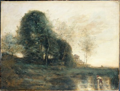 Olaszország emlékezete, 1868-70 körül alkotó: Jean Baptiste Camille Corot
