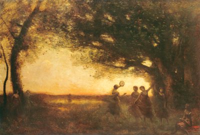Az est örömei, 1875 alkotó: Jean Baptiste Camille Corot