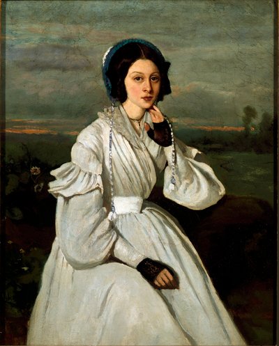 Louise Claire Sennegon, a leendő Madame Charmois portréja. Jean Baptiste Camille Corot (1796-1875) festménye alkotó: Jean Baptiste Camille Corot