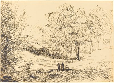 Emléktárgy a Maggiore-tóról alkotó: Jean Baptiste Camille Corot