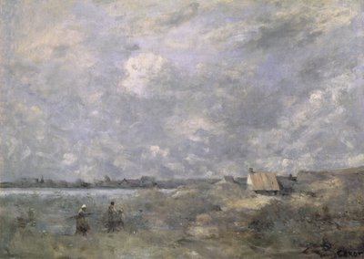 Viharos időjárás, Pas de Calais, 1870 körül (olaj, vászon) alkotó: Jean Baptiste Camille Corot