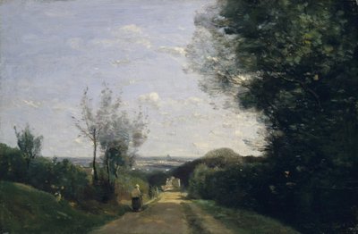 Párizs környéke, 1860-as évek. alkotó: Jean Baptiste Camille Corot