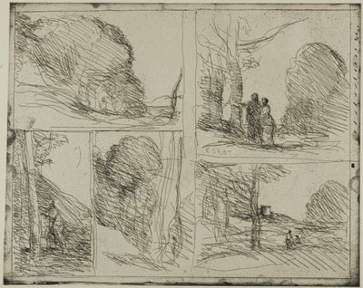 Periklész kertje alkotó: Jean Baptiste Camille Corot