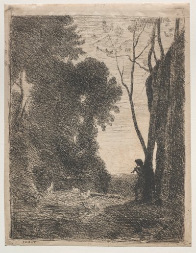 A kis juhász alkotó: Jean Baptiste Camille Corot