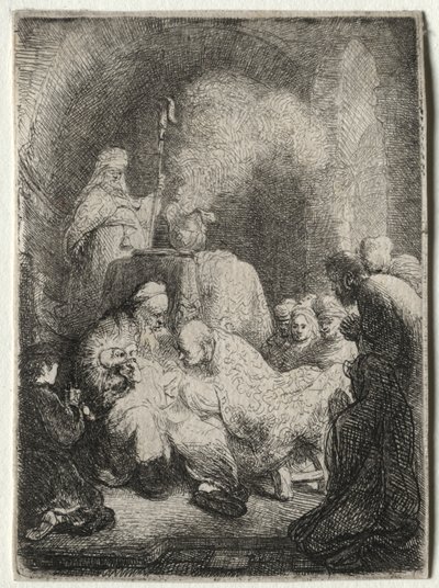 A körülmetélés: kis tányér alkotó: Jean-Baptiste Carpeaux