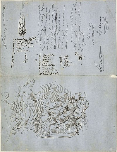 Keresztelő Szent János prédikációja alkotó: Jean-Baptiste Carpeaux