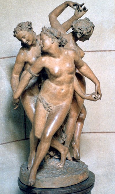 A három grácia, c1847-1875 alkotó: Jean-Baptiste Carpeaux