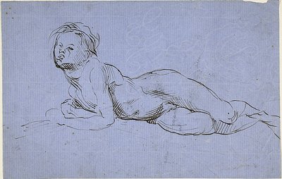 Fiatal fiú fekvő alkotó: Jean-Baptiste Carpeaux