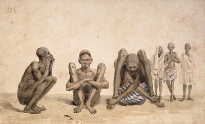 Rio Janeiro fekete népe, 1825-6 körül (akvarell) alkotó: Jean Baptiste Debret