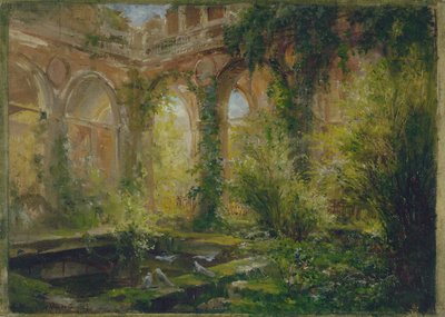 A Cour des Comptes romjai: az ünnepi terem, 1875 körül (olaj) alkotó: Jean Baptiste Edmond Allouard