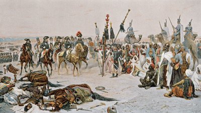 Bonaparte Egyiptomban alkotó: Jean-Baptiste Edouard Detaille