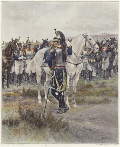 Lovas lovasság 1807-ben alkotó: Jean Baptiste Edouard Detaille