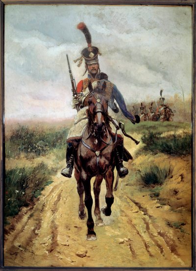 élcsapat, 9. huszárok alkotó: Jean-Baptiste Edouard Detaille