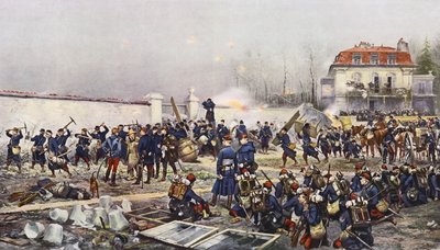 Champigny védelme alkotó: Jean Baptiste Edouard Detaille