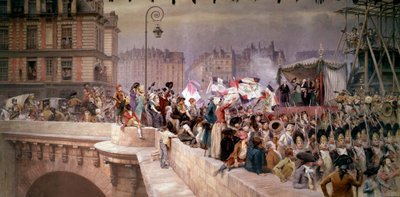 1792-ben önkéntesek távoztak a hadseregbe. Edouard Detaille festménye (1848-1912) alkotó: Jean-Baptiste Edouard Detaille