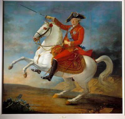 XVI. Lajos (1754 - 1793) lovas portréja. Jean Francois Carteaux (1751-1813) festménye alkotó: Jean-Baptiste Francois Carteaux