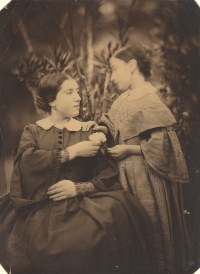 Nő és gyermek portréja, 1855. alkotó: Jean Baptiste Frénet