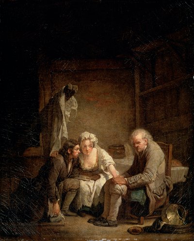 Blind Man Deceived, c1755 alkotó: Jean Baptiste Greuze