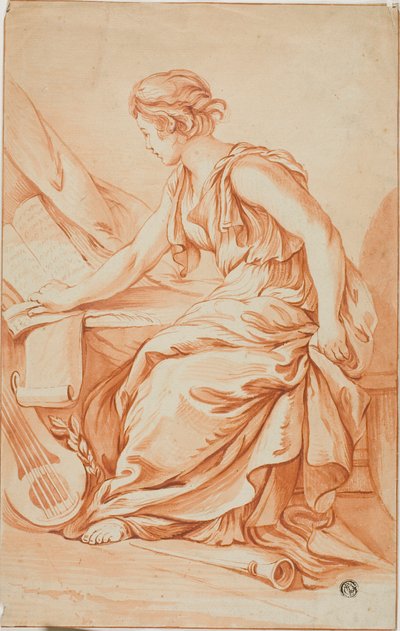 Eulerpe vagy Clio alkotó: Jean-Baptiste Greuze