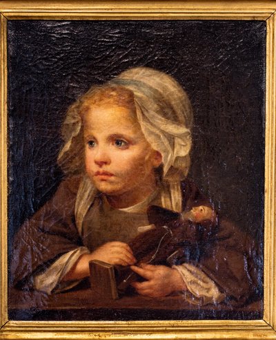 Lány a kapucinussal alkotó: Jean Baptiste Greuze