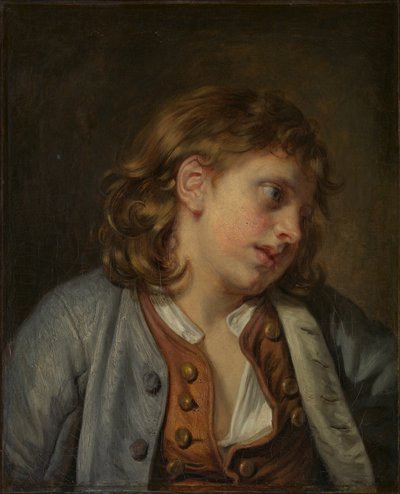 Egy fiatal fiú feje, 1763. alkotó: Jean Baptiste Greuze