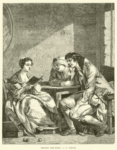 A regény olvasása alkotó: Jean Baptiste Greuze