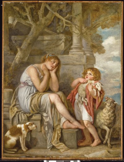 a Cheri bárány, 1780-as évek alkotó: Jean Baptiste Greuze