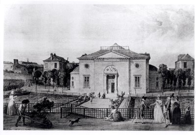 A párizsi Jardin des Plantes nagy amfiteátruma 1794-ben, E.T. Hamy "Le Museum d