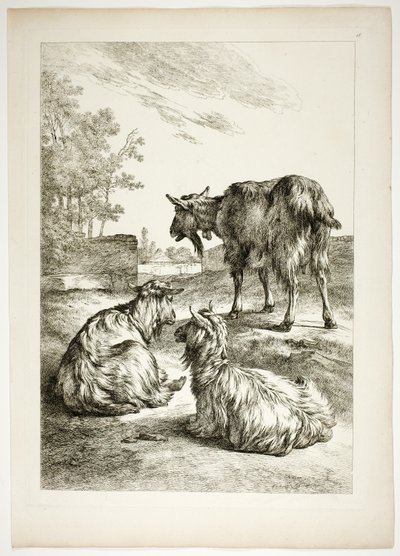 38/18. tábla az Oeuvres de J. B. Huetből alkotó: Jean Baptiste Huet