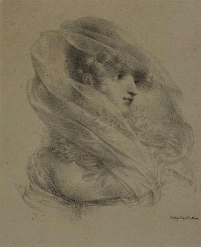 Ledieu asszony alkotó: Jean Baptiste Isabey
