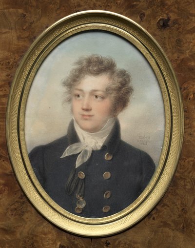 Egy férfi portréja, valószínűleg I. Sándor orosz császár, 1814. alkotó: Jean Baptiste Isabey