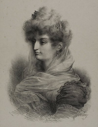 Angoulème hercegnője, Madame la Dauphine alkotó: Jean-Baptiste Isabey