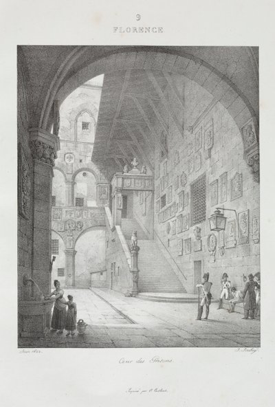 Reise nach Italien im Jahr 1822 von Jean-Baptiste Isabey