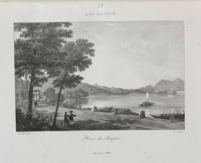 Reise nach Italien im Jahr 1822 von Jean Baptiste Isabey