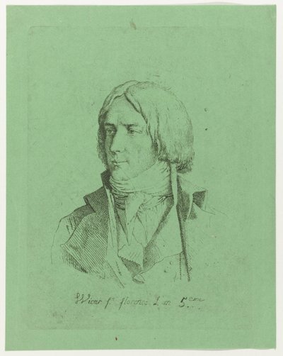 Egy ismeretlen fiatalember portréja alkotó: Jean Baptiste Joseph Wicar