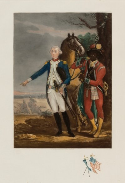 Lafayette tábornok alkotó: Jean-Baptiste Le Paon