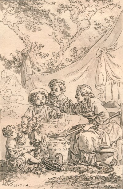Le Gout, 1774. alkotó: Jean Baptiste Le Prince