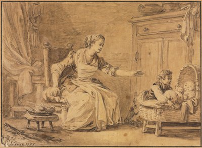 Anyai jelentkezés, 1777. alkotó: Jean Baptiste Le Prince