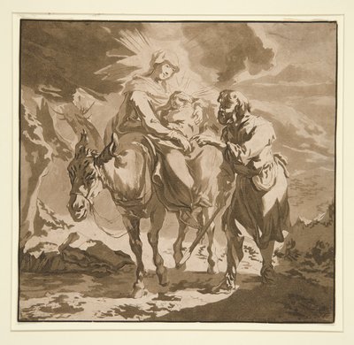 Repülés Egyiptomba alkotó: Jean Baptiste Le Prince