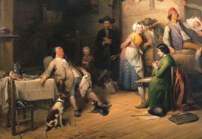 A teljes sziesztában készült, 1842 alkotó: Jean-Baptiste Madou