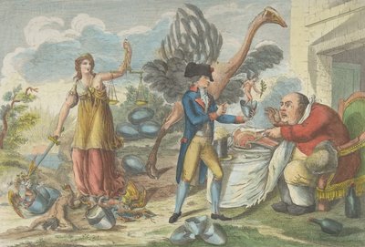 Thermidor kilencedike, avagy az angol meglepetés..., 1795. alkotó: Jean Baptiste Marie Louvion