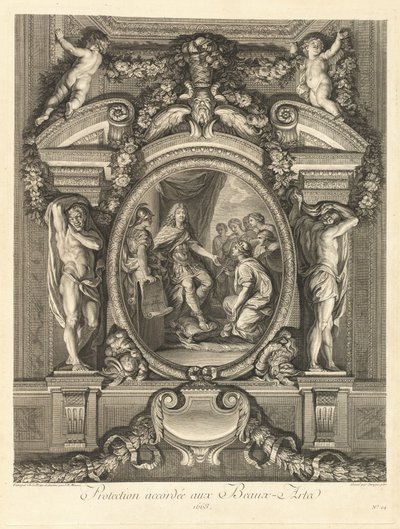 A képzőművészet védelme 1663 [pl. 24] alkotó: Jean Baptiste Masse