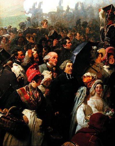 Lajos Fülöp király (1773-1850) látogatása a régi valmy-i csatatéren, 1831. június 8. (olaj, vászon) (részlet) alkotó: Jean Baptiste Mauzaisse