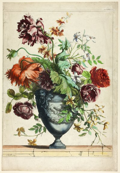 Vase Bleu alkotó: Jean Baptiste Monnoyer
