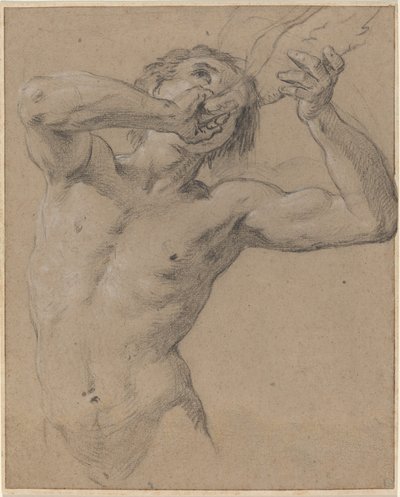 Egy Triton kagylóhéjat fúj alkotó: Jean Baptiste Nattier