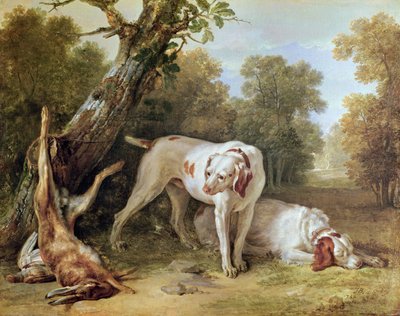 Kutya és nyúl alkotó: Jean Baptiste Oudry